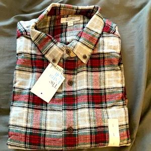 Long sleeve flannel button up (new)